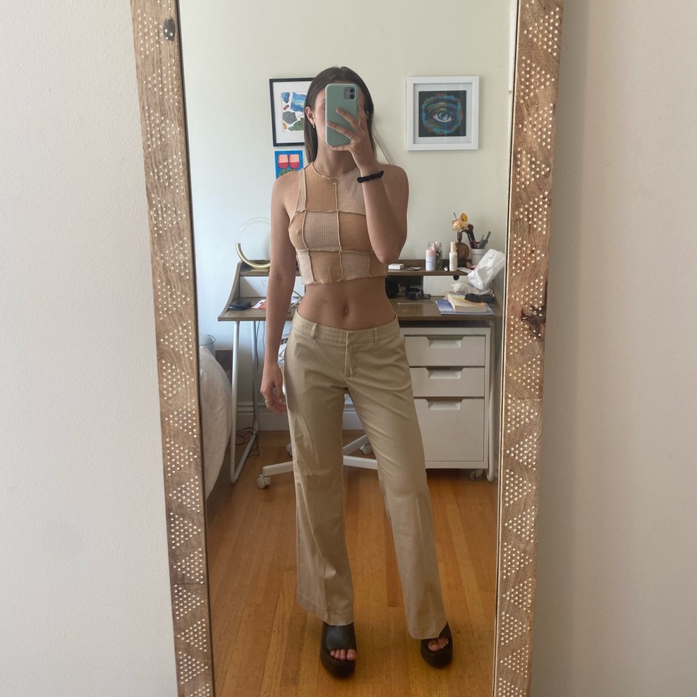 Tan slacks